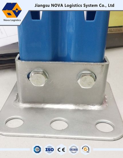 Rak Pallet Industri Rangka Biru dan Orange Beam