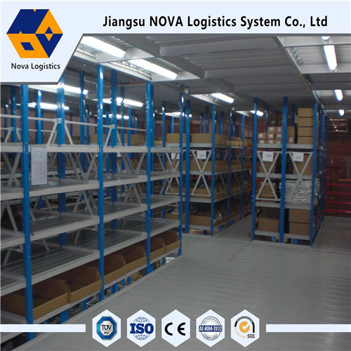 Baja Mezzanine Cold-Rolled Steel Lantai 200-800kg Per Meter Persegi